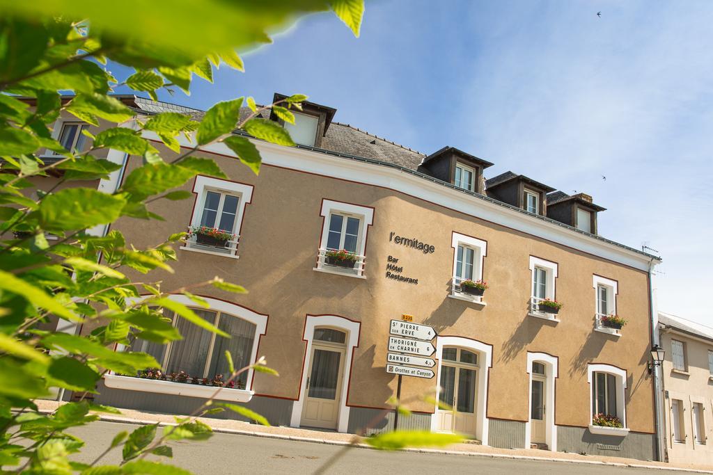 Logis L'Ermitage Hotel & Restaurant Saulges المظهر الخارجي الصورة